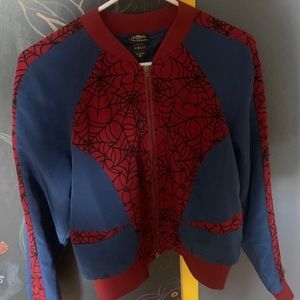 Her Universe Spider-Man satin bomber jacket